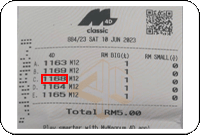 Winning Ticket Magnum 4D Special Prize - 30 May 2023
